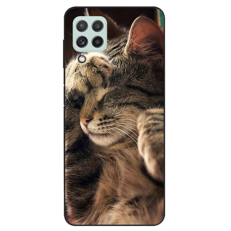 Für Samsung Galaxy M22 M32 4G Hülle Telefonrückseite Für Samsung M22 Weiche Hülle Für Samsung M32 4G M 22 32 Silikonstoßstange 6,4 Zoll