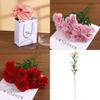 Artificial Carnation Silk Flower Arrangement For Home Office Party Decoration