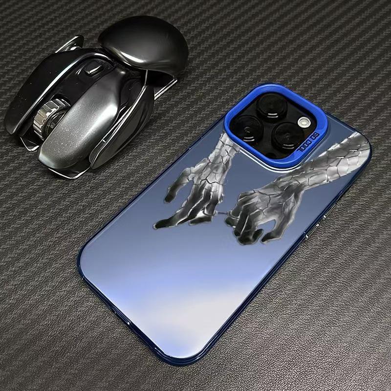 Χέρι-Χέρι Θήκη Κινητού iPhone 14, 15, 16 Pro & 17 Δημιουργική Διασυνοριακή