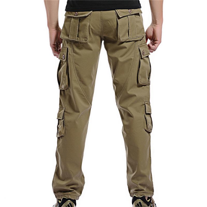 Men's Winter Fleece Multi-Pocket Casual Overalls
