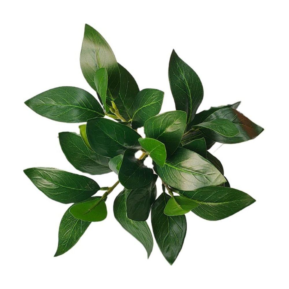 Acorn Peperomia Artificial Plants green 30cm Green Plants High Quality Eucalyptus Leaves Artificial Shrubs Plants Outdoor