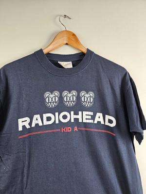 2000 Radiohead Kid A Tour Vintage Cotton Unisex T Shirt Reprint S-5XL Unisex T-Shirt