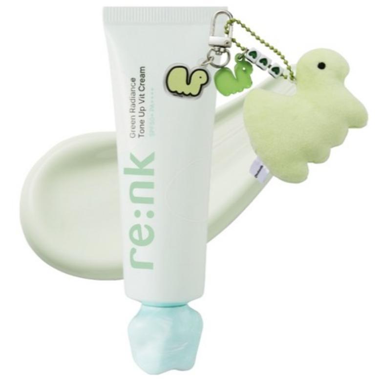 

RE:NK Radiance Tone Up Vit Cream SPF50+ PA++++ 50ml [Pink/Purple/Green] зелений