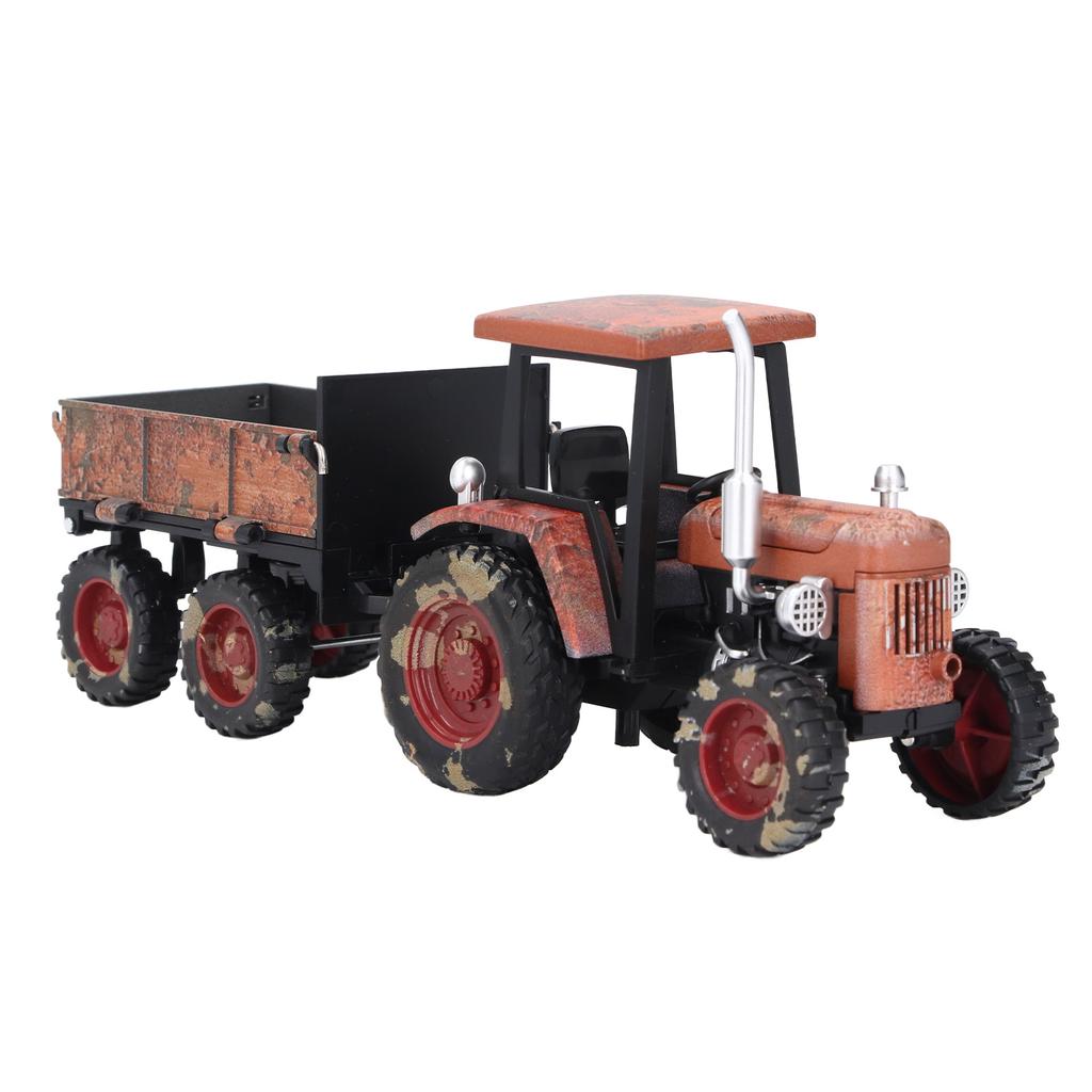 Alloy Retro Model Small Four Wheeled Tractor Car Model Home Model Ornaments for Decoration