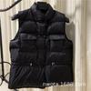 Down vest women's short autumn and winter new waist stand-up collar bread clothes vest vest vest white duck down vest women