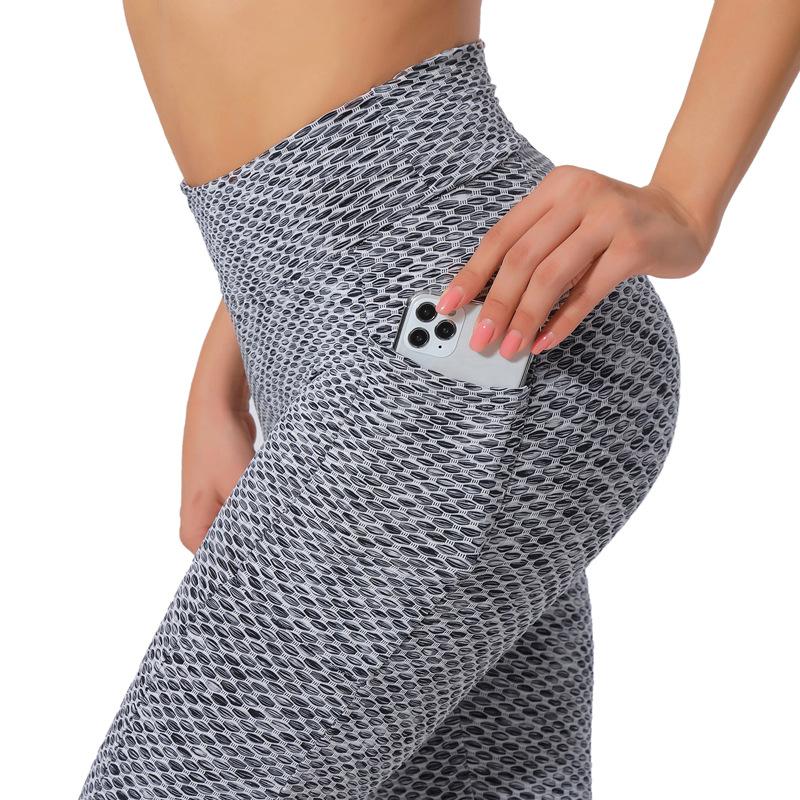 

Спортивні штани з підйомом для жінок, штани-капрі, стільникові колготки з високою талією, тренування, фітнес, біг, йога, легінси XXXL білий