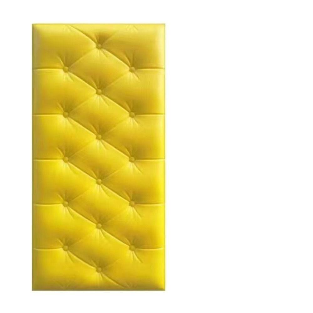 Self-adhesive Anti-Collision 3D Wall Stickers Thicken DIY Wallpaper Kids Bedroom Home Decoration Soft Cushion Wall Mat Pad