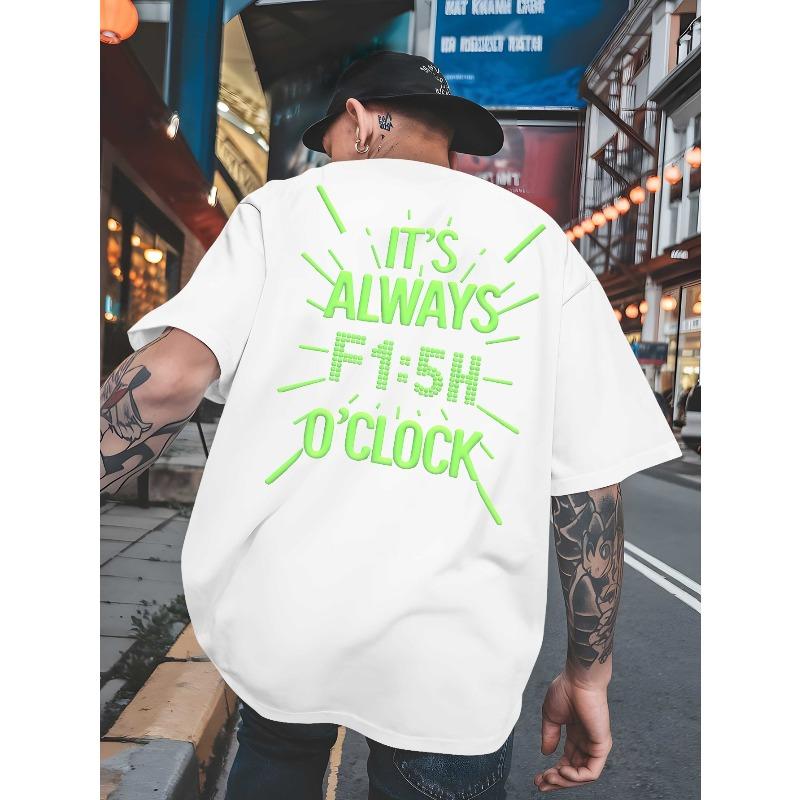 

European Size New Summer Men S Short-Sleeved T-Shirt with Back Print, Stylish And Trendy, Featuring a Round Neck for Spring And Summer S белый