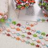 0.5M/Lot Stainless Steel Colorful Ocean Animal Starfish Pendants Enamel Chains for DIY Necklace Bracelet Jewelry Finding