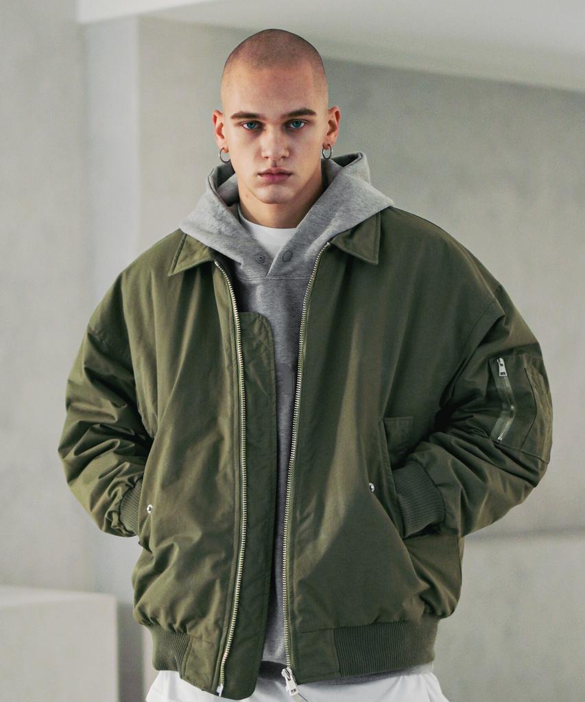 Ezkaton Fury Ma-1 Jacket Khaki Kmot6622