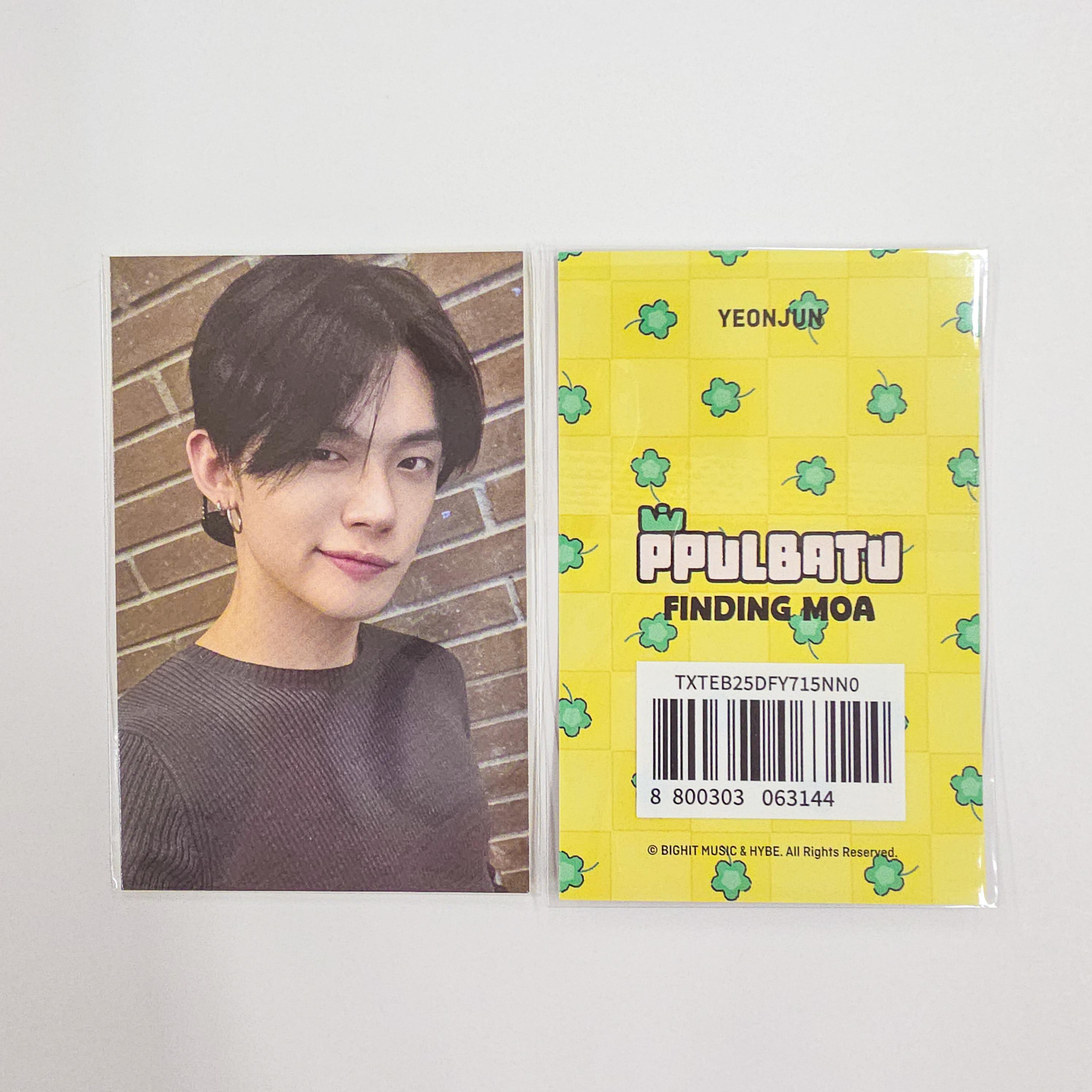 

TXT PPLUBATU Найти Моа Специальная фотокарточка Weverse Yeonjun