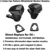 68260443AA Premium Wiper Washer Nozzles Fit for 2005- Jeep Grand Cherokee WK WK2 WL Windshield Washer Fluid Jet Nozzle | Easy to tall | 2 Pack, Ref