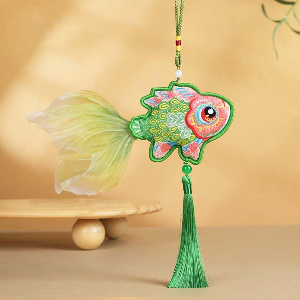 Goldfish New Year Koi Fish Decoration Tassel LED Hanging Ornaments  Wedding