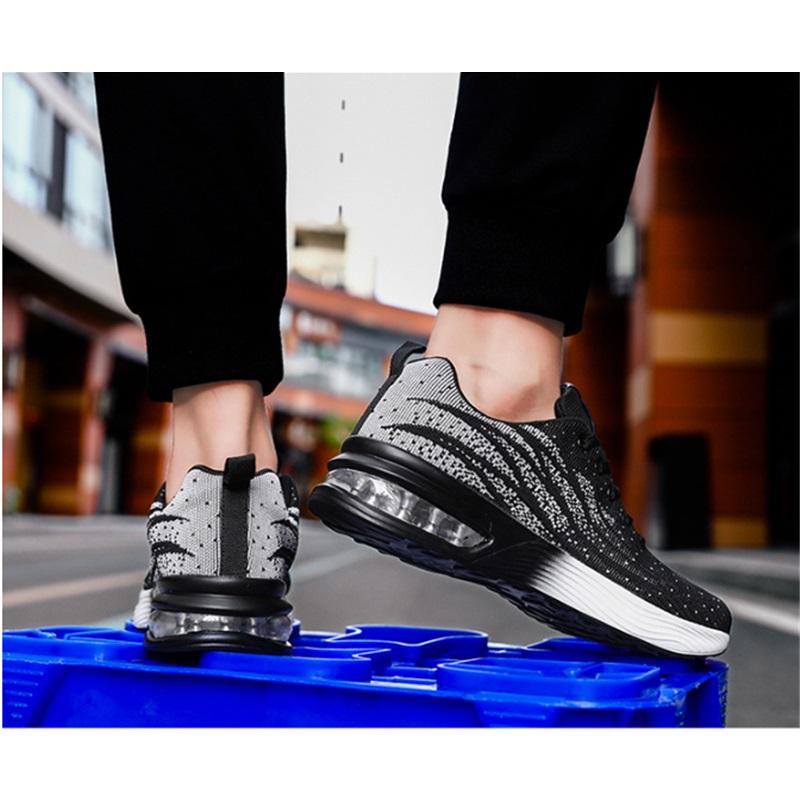 Frühling und Sommer Low-Top Luftkissen Mesh-Oberfläche Leichte Lässige Walking Sportschuhe