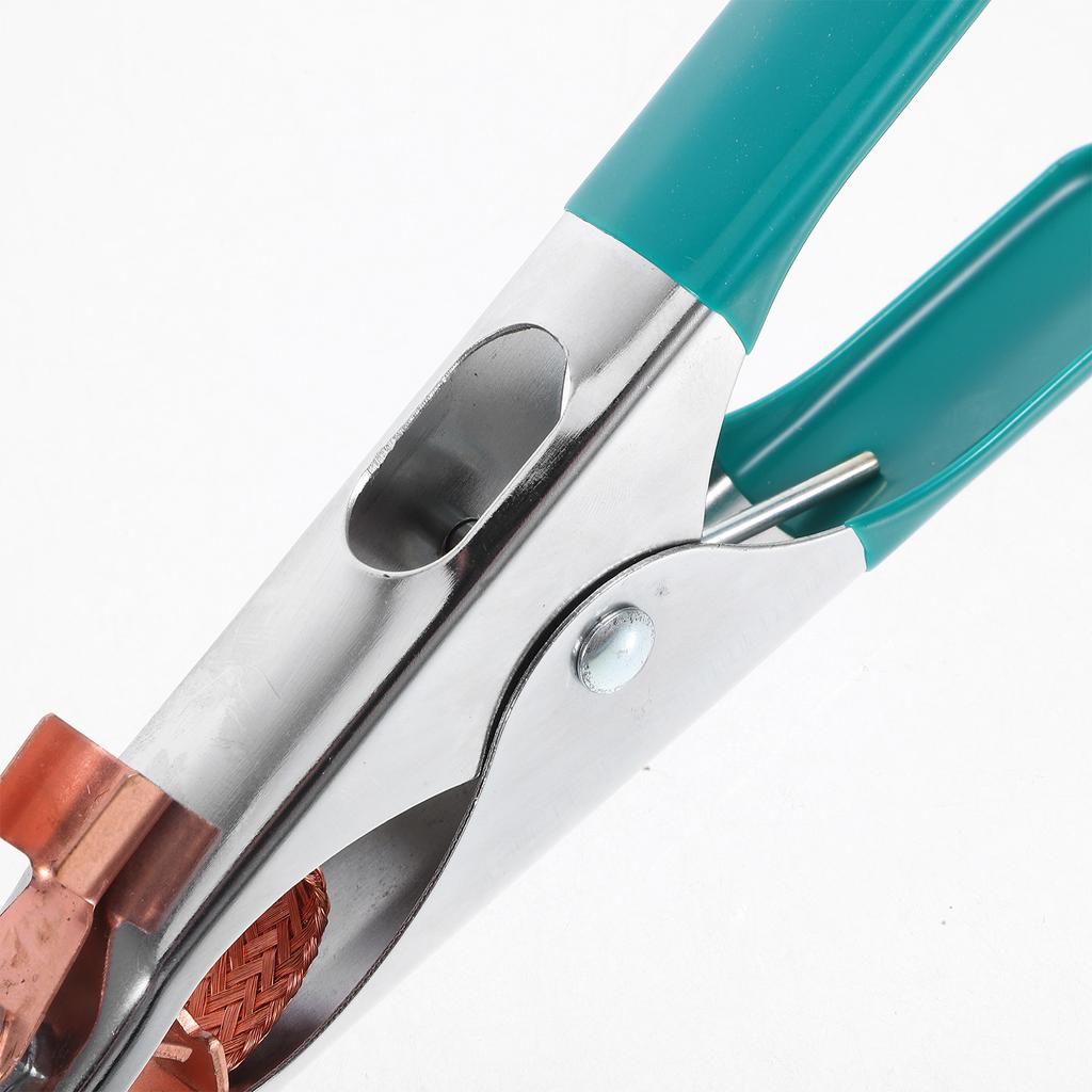 Professional Welding Clamp Tools with Conductive Brass Tips Ground Plate Clamp Strong Grip for Mig Spot Butt Welding DIY Welders