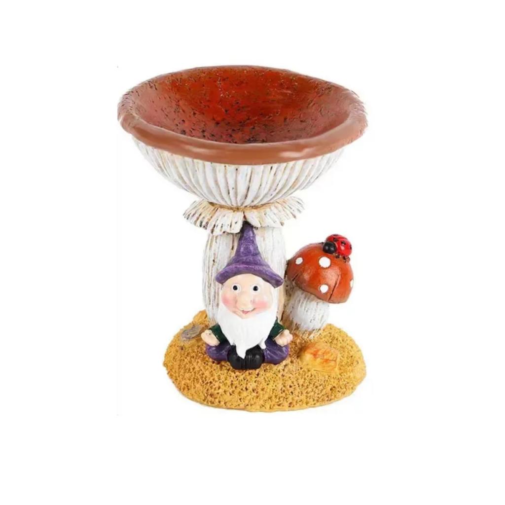 Whimsical Garden Sculpture Bird Feeder