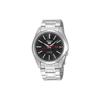 Automatic Mechanical Movement Stainless Steel Strap Watch Men's Watches Black Dial SNKL45K1