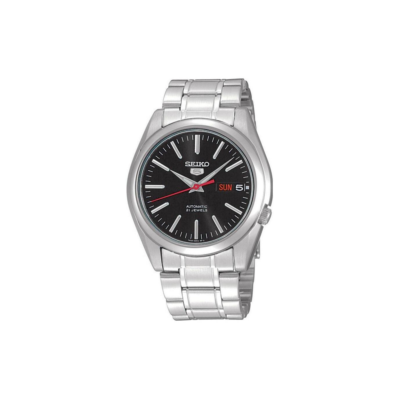 

SEIKO Automatic Mechanical Movement Stainless Steel Strap Watch Men s Watches Black Dial SNKL45K1 Black Dial