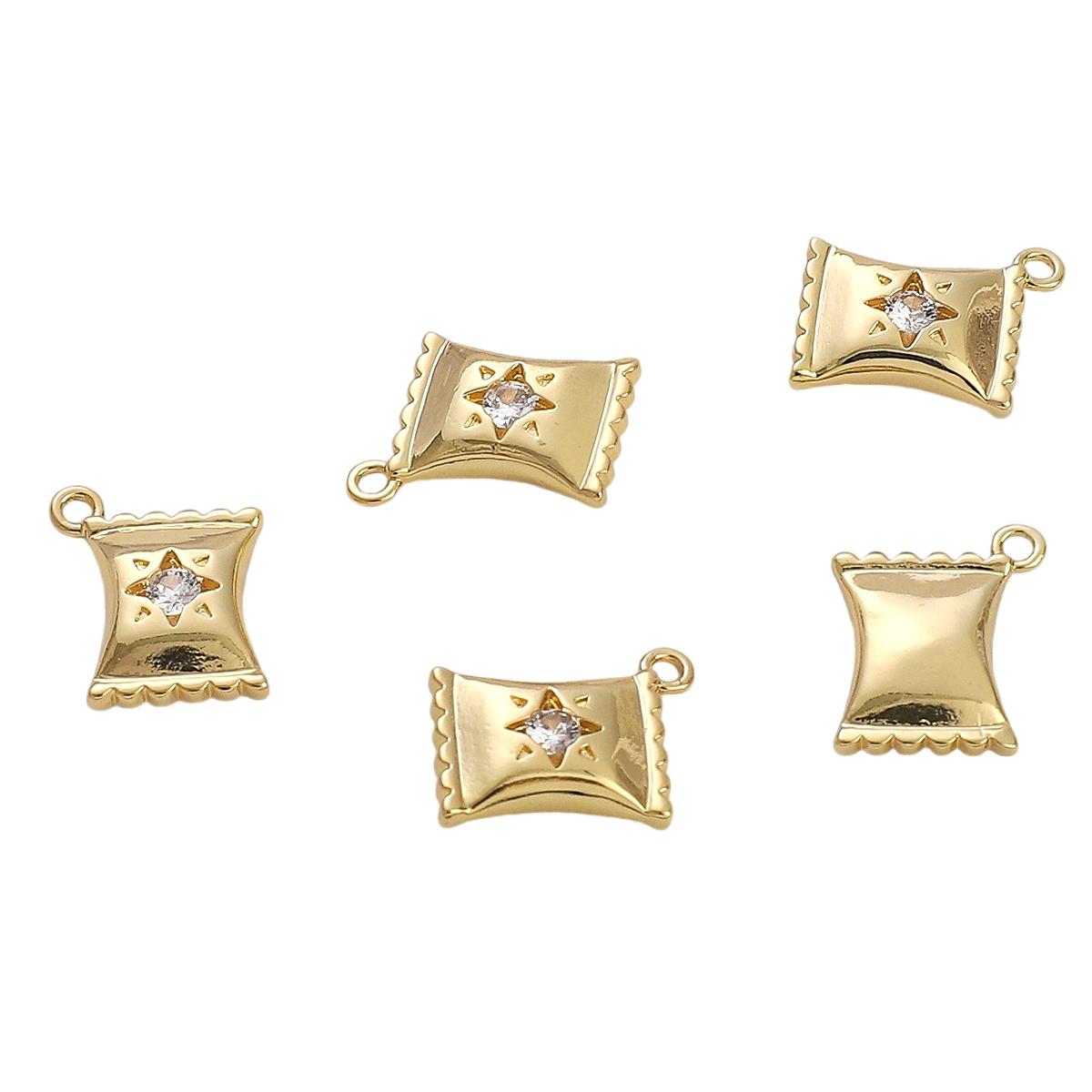 

Підвіска з мідної зірки, квітки, метелика, місяця для виготовлення ювелірних виробів своїми руками, ремісничих аксесуарів 11x14mm