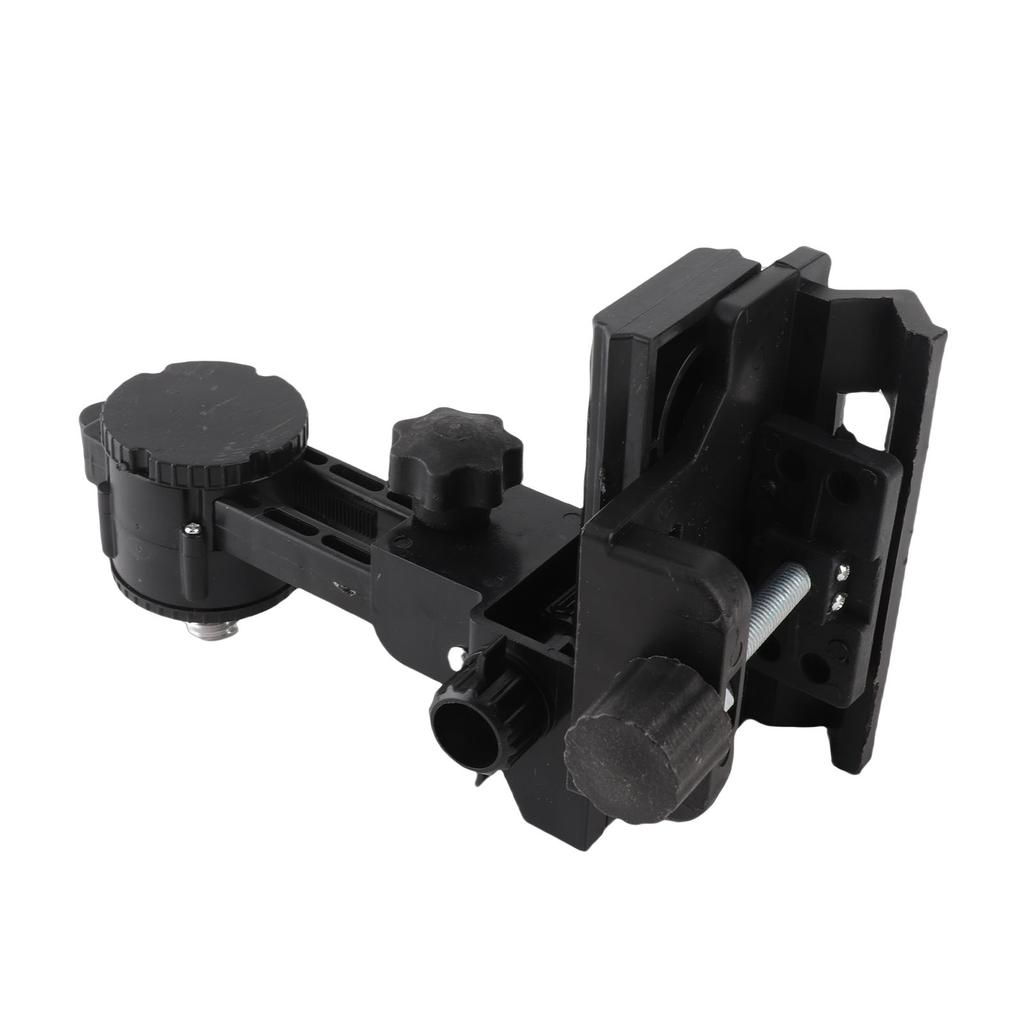 Fine Tuning Bracket Level Adapter 360 Degree Adjustable Support L Shape Pivoting Base with Clip Wall Ceiling Mounted