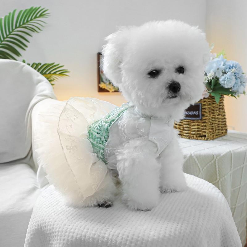 Pet Circle Dog Cat Dress Thin Mint Mamba Formal Gown Small Medium Large Pets