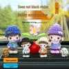 JINGRUIXIANG Car Ornament Doll Set