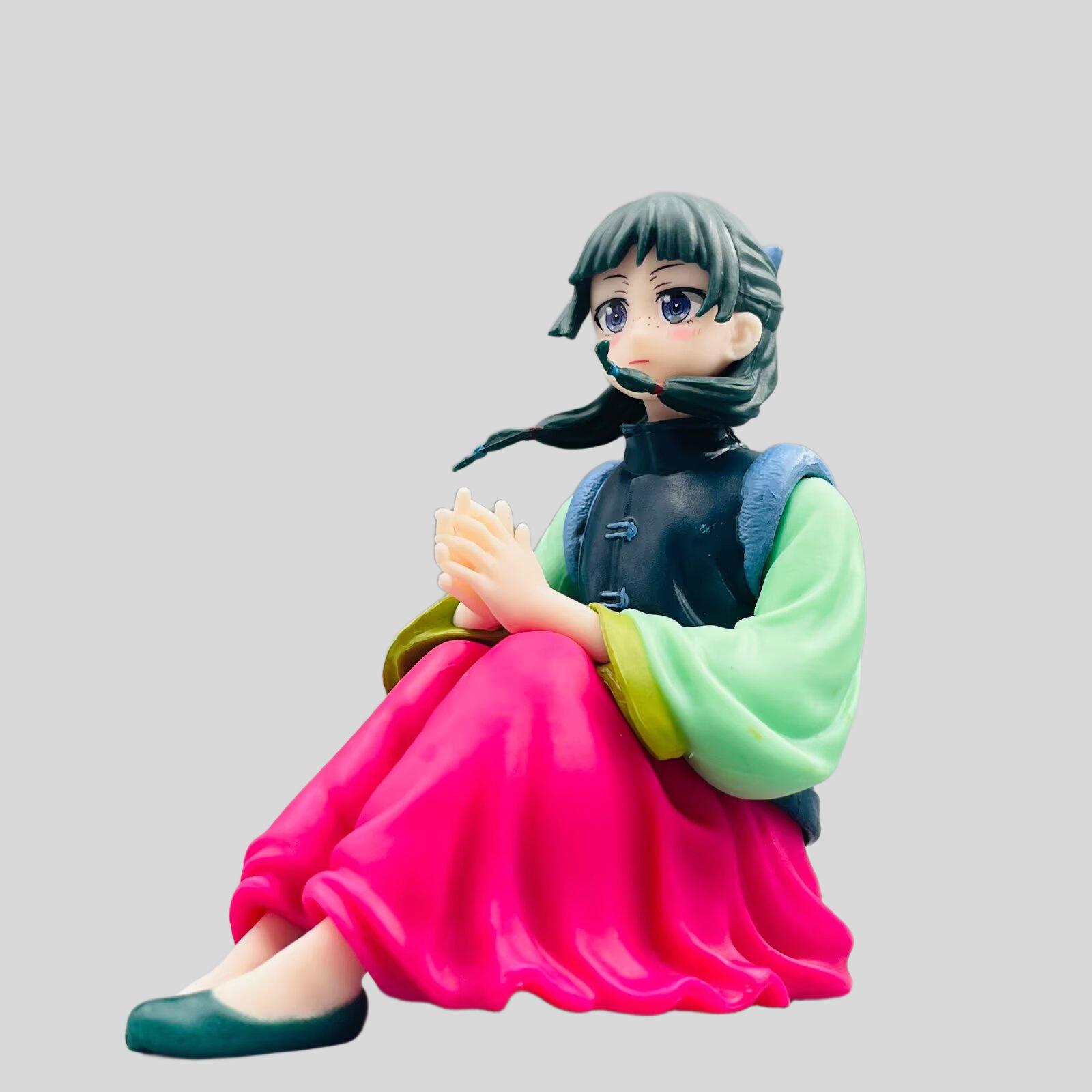 

Cheap Pharmacy Girl s Whispering Figure Decoration Item - Rose Cat Cat Sitting Serenely Expectantly - Anime Figure Model 10cm