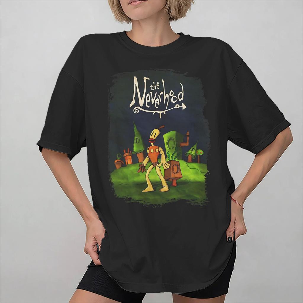 T-shirt estiva The Neverhood per unisex, maglietta in cotone a maniche corte