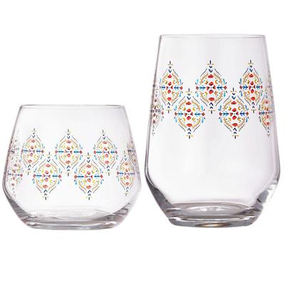 LASSIETTE Navajo Rosa Underlock (345 ml) / Highball (370 ml) Glas kopp