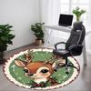 1 Stück Weihnachts-Hirsch Stuhl Teppich für Büro, Rutschfest, Weich und Langlebig, Perfekt für Büro yy251227128