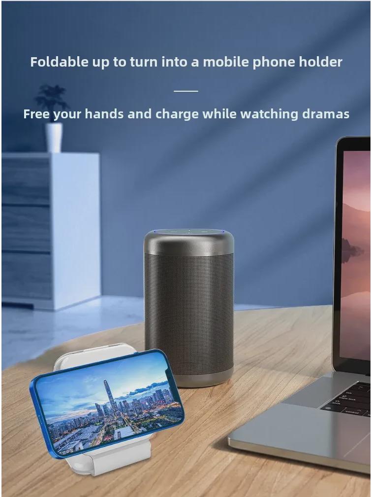 Magnetic 3-in-1 Wireless Charger for Phones, Earbuds, and Watches