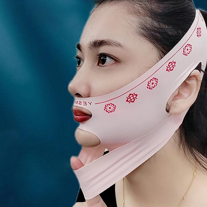 Double Layer Face Slimming Bandage V Line Face Shaper Chin Cheek Lift Up Belt Facial Massage Strap Face Skin Care Beauty Tool