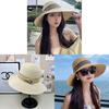 Summer Straw Sun Hat For Women With Wide Brim Uv Protection Beach Accessory