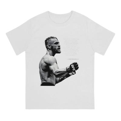Conor Mcgregor UFCs Quote Poster Poster T Shirts Men 100% Cotton Humorous T-Shirts Crew Neck UFCs Tees Short Sleeve Clothes 6XL