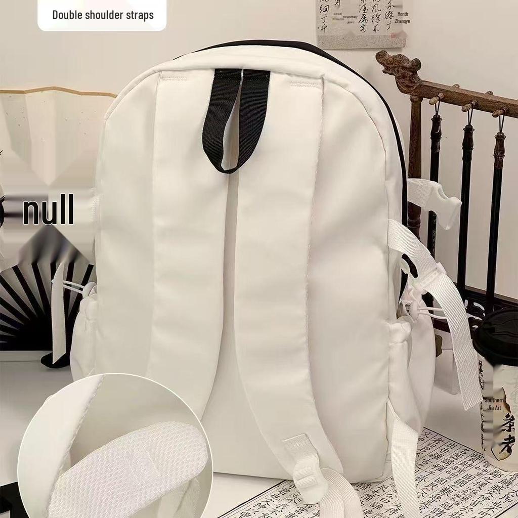 Großes Kapazitäts-Anime-Ita-Rucksack für Mittelschüler - Transparentes Knopfdesign