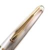 Great MONTBLANC fountain pen Meisterstück Classic Solitaire white star 18K Used