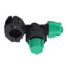 2pcs Leak Proof Agricultural Sprayer Nozzle Easy Installation Easy Installation Fogging Spray Nozzle Black and Green