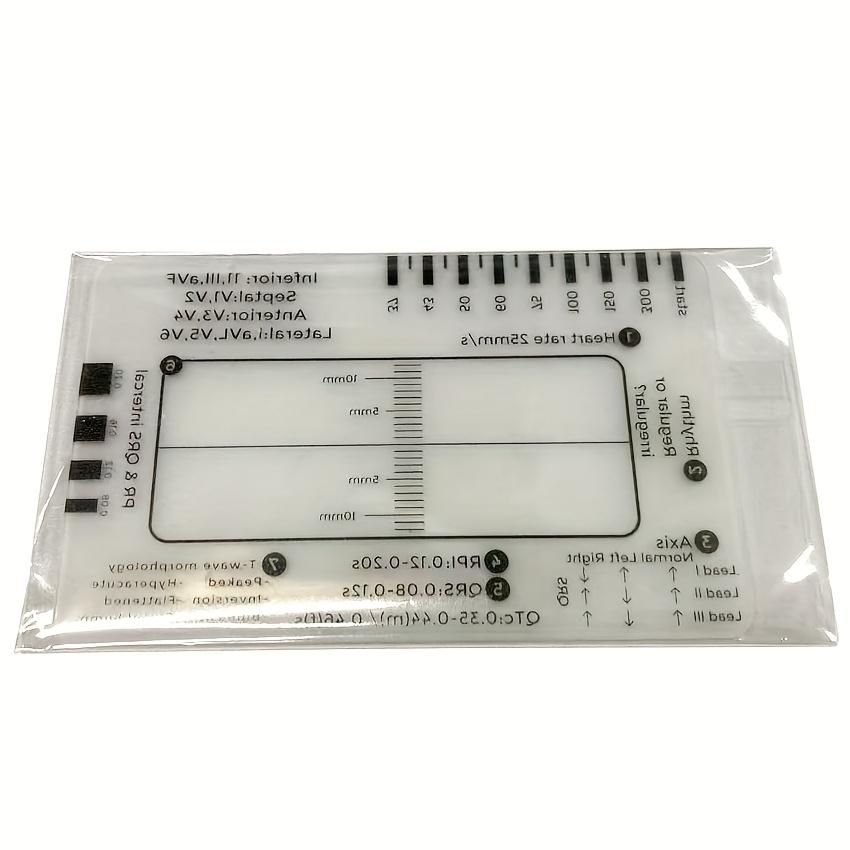 ECG 7 Step Ruler Heartbeat ECG Observation Step Ruler