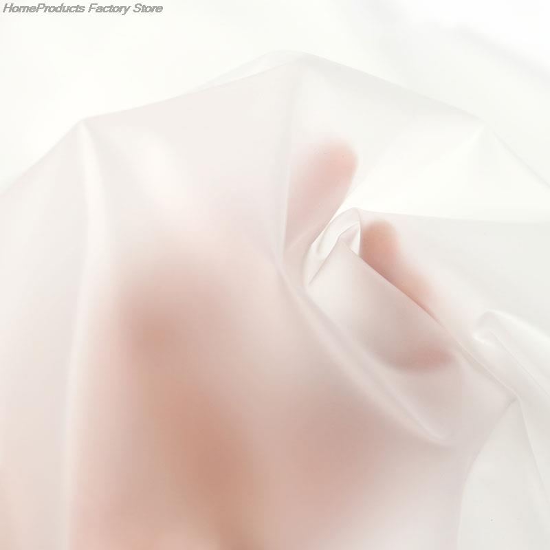 Durchscheinender TPU-Stoff Durchsichtige 0,2 mm PVC-Folie DIY Wasserdichter Regenmantel Taschen Windjacke Dekor Kleidung DIY Designerstoff