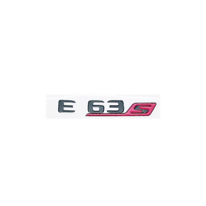 BQAZ9 3D Flat Font ABS E63 E63S V8 Biturbo 4Matic AMG Emblem Badge Sticker for Mercedes Benz W213 Car Trunk Logo Sticker