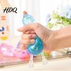 Portable Stress Ball Transparent Glitter Duck Squeeze Toy, Mini Anxiety Relief Toy Sensory Slow Rising Animal Shape