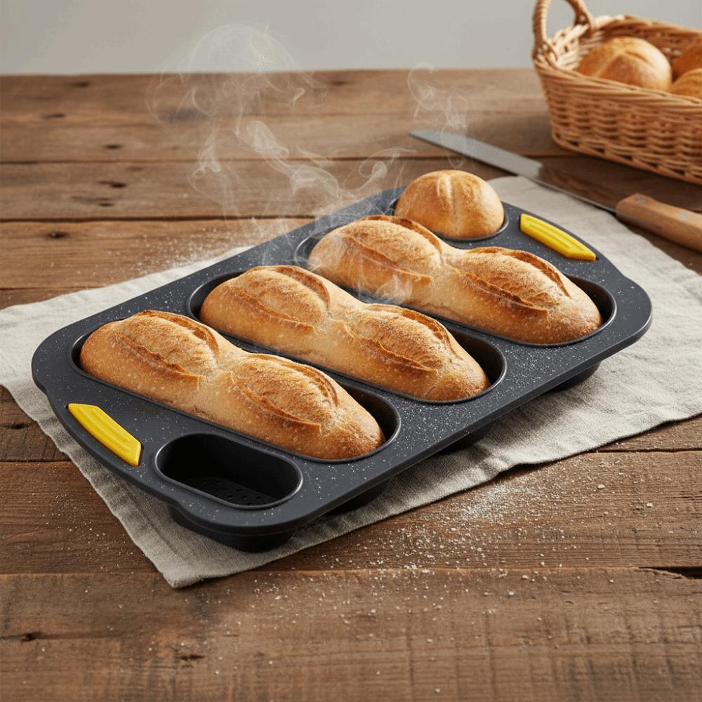 5 Grids Bread Baking Form Silicone Silicone Baking Pan Silicone Cake Mold Kitchen Bakeware
