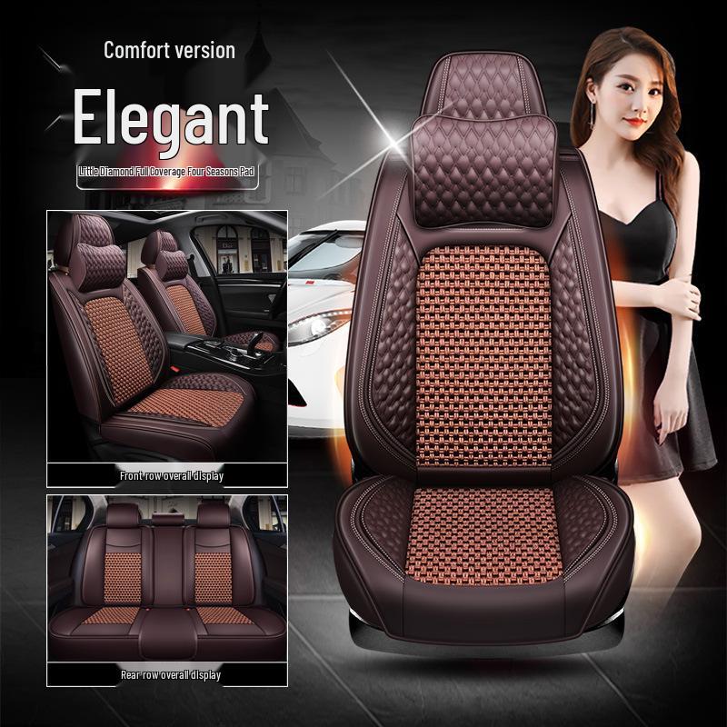 Geely Car Cushion & Four Seasons Seat Cover for Bin Yue, Bin Rui, Vision X6, Boyue, Emgrand GL, King Kong, Emgrand GS.