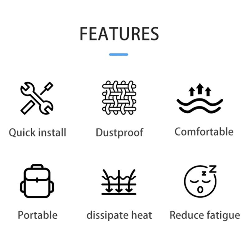 Lens Protective Cover Forehead Pillow Backhead Cushion Sponge Foam Padding for AVATA 2 Goggles Soft Eye Pad Breathable