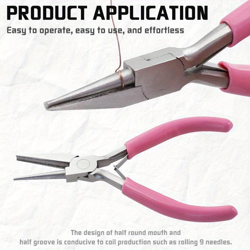 5-Inch Mini Needle Bending Pliers, Diy Wire Winding Pliers, Small Handmade Pliers Tools For Jewelry Making
