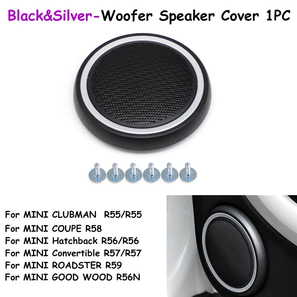 R55 R56 R57 R58 R59 Car Front Left Right Door Woofer Speaker Cover Grille Panel For Mini Clubman Hatchback Convertible Roadster