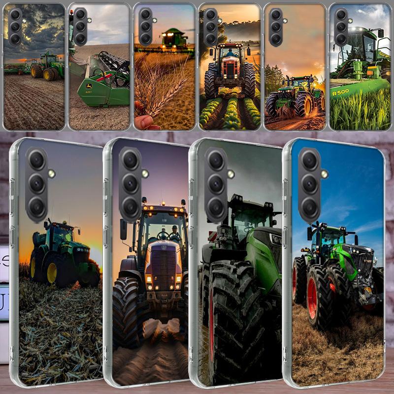 Farm Machinery Harvesters Phone Case for Samsung A16 A26 A36 A56 A17 A37 A57 A07 A06 A02S A03 A04S A05S Galaxy Note 20 10 A50S A