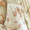 Women's Cotton Pajamas Set with Removable Chest Pads, Long-Sleeve and Pant, Casual Loose Fit for Autumn and Spring. Suitable for Home or Outdoor Wear.