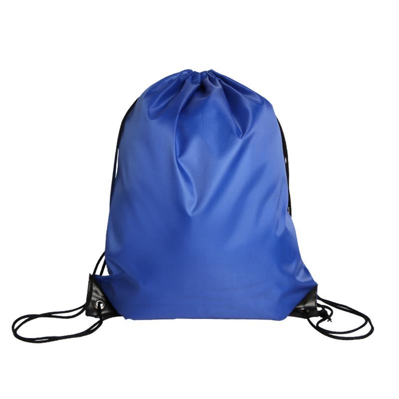 Custom Logo Colorful Polyester Drawstring Backpack for Sports & Marathons