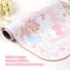 Kuitmor Kawaii Anime Mouse Fofo Mouse Gamer Impermeável Tapete de Mesa para Durável Grande Estendido Mouse Pad com Borda de Fita para Escritório Jogos Tapete FlorGato,